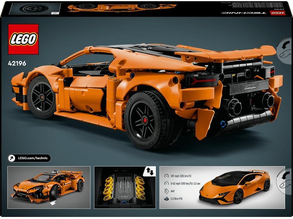 LEGO Technic Lamborghini Huracán Tecnica Orange Set - image 6