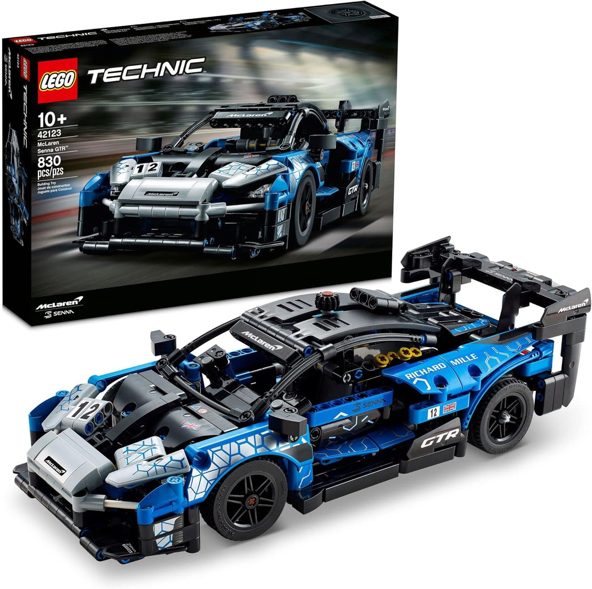 LEGO Technic McLaren Senna GTR 42123 Racing Sports Collectable Model Car Building Kit - image 1
