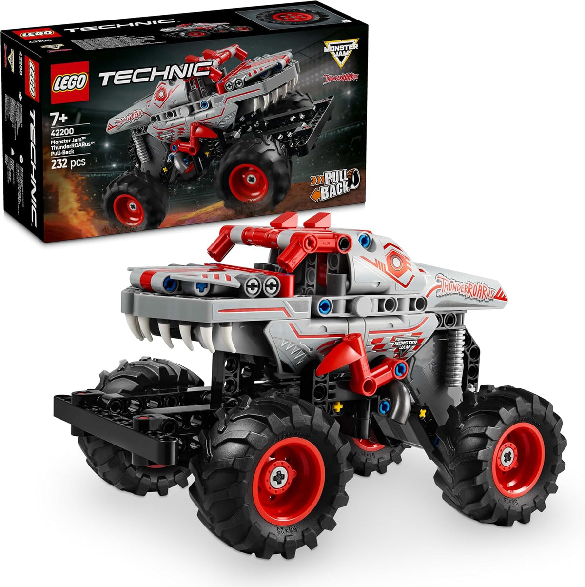 LEGO Technic Monster Jam ThunderROARus Pull-Back Truck Toy - image 1