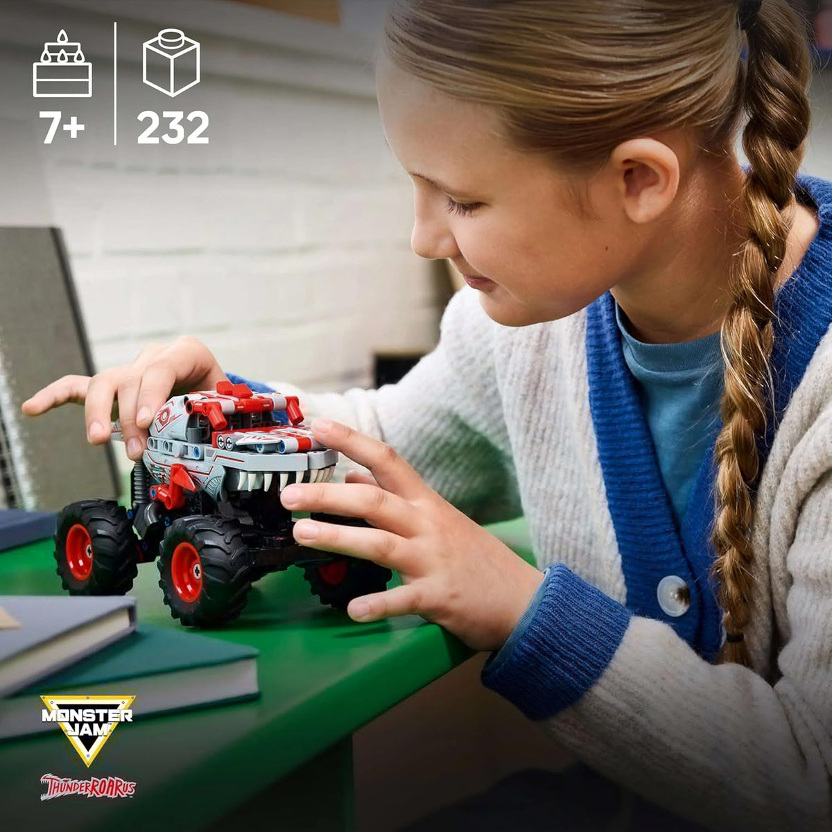 LEGO Technic Monster Jam ThunderROARus Pull-Back Truck Toy - image 6