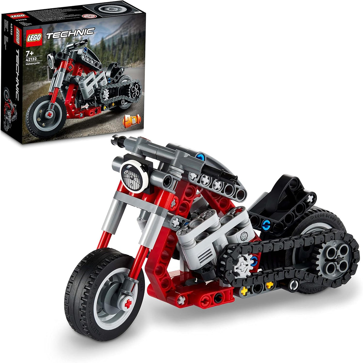 LEGO Technic Motorcycle 42132 Model Building Kit - image 2