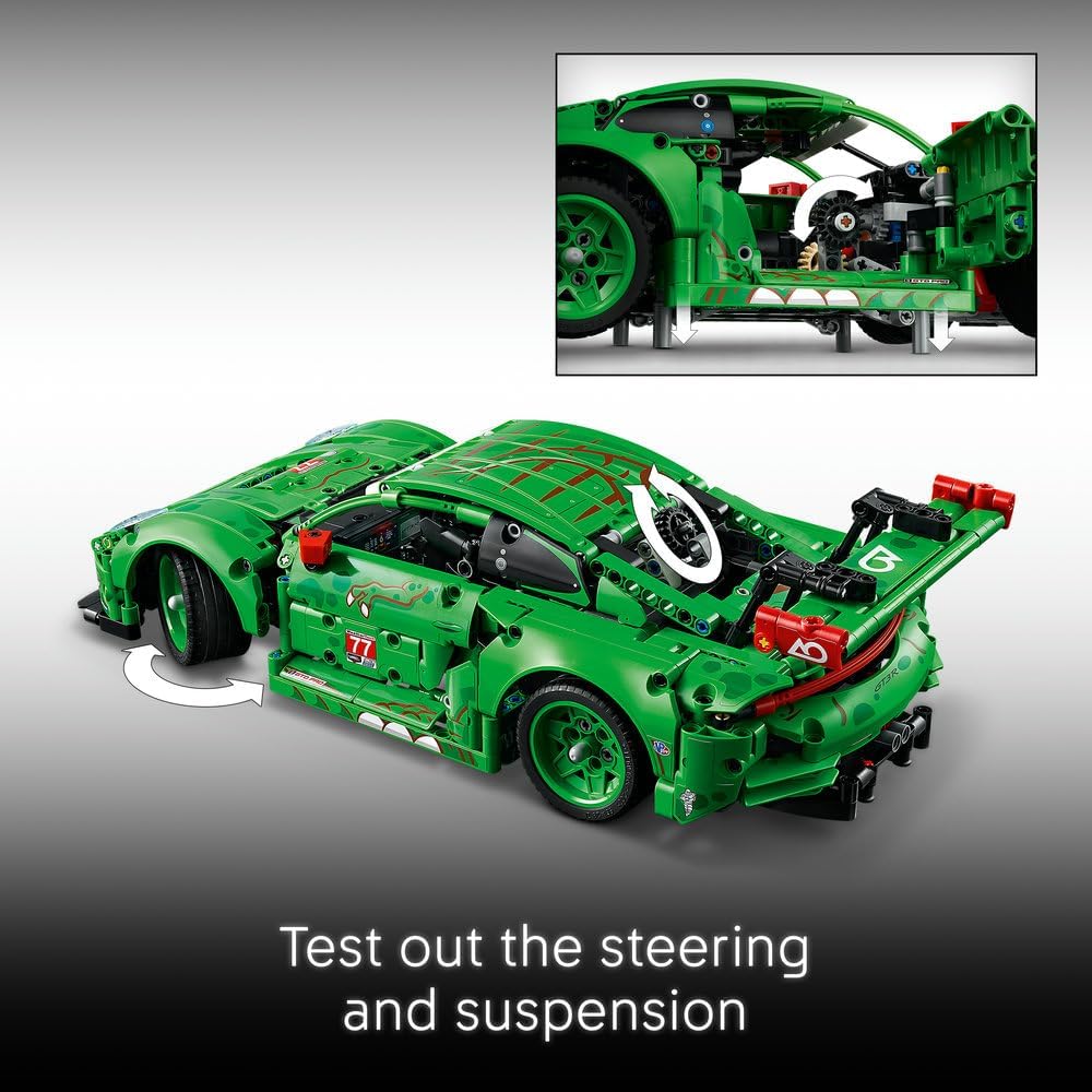 LEGO Technic Porsche 911 GT3 R REXY AO Racing Car Toy - image 3