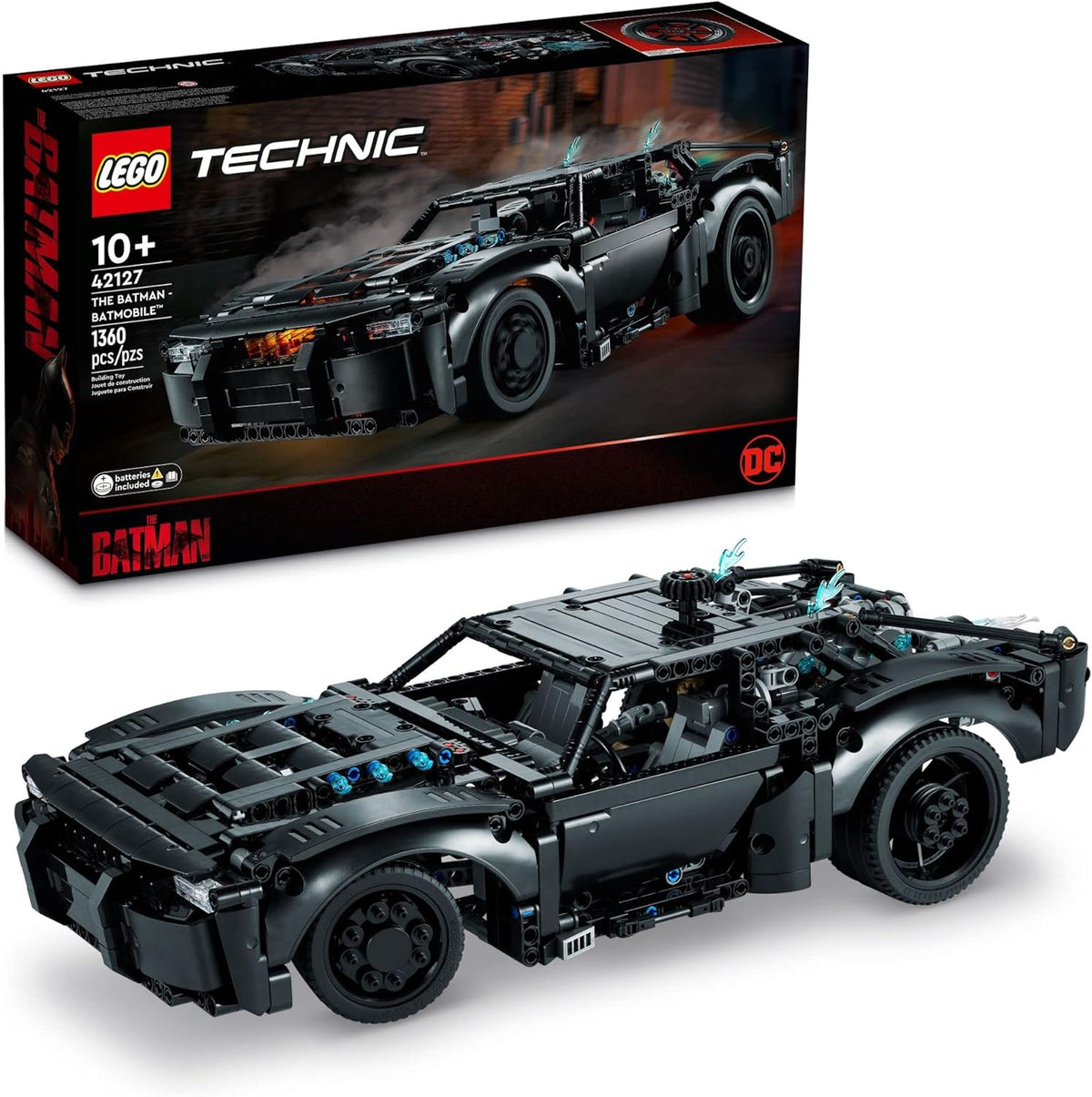 LEGO Technic The Batman – Batmobile 42127 Model Car Building Toy - image 1