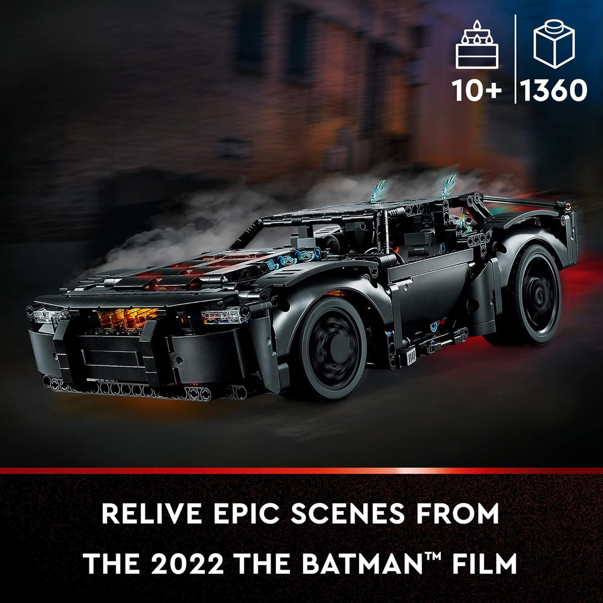 LEGO Technic The Batman – Batmobile 42127 Model Car Building Toy - image 3