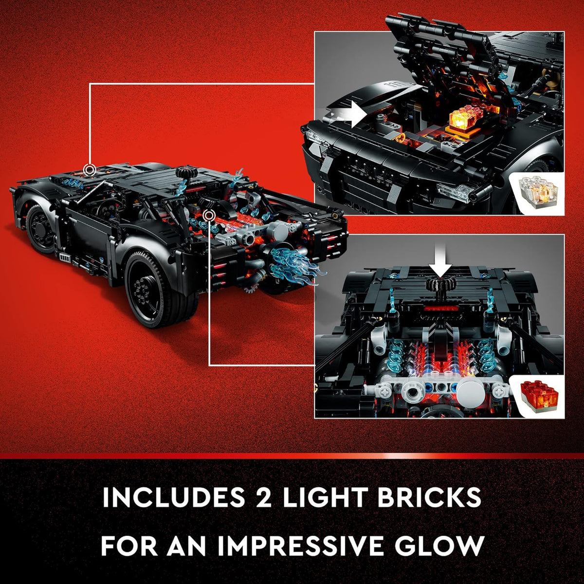 LEGO Technic The Batman – Batmobile 42127 Model Car Building Toy - image 4