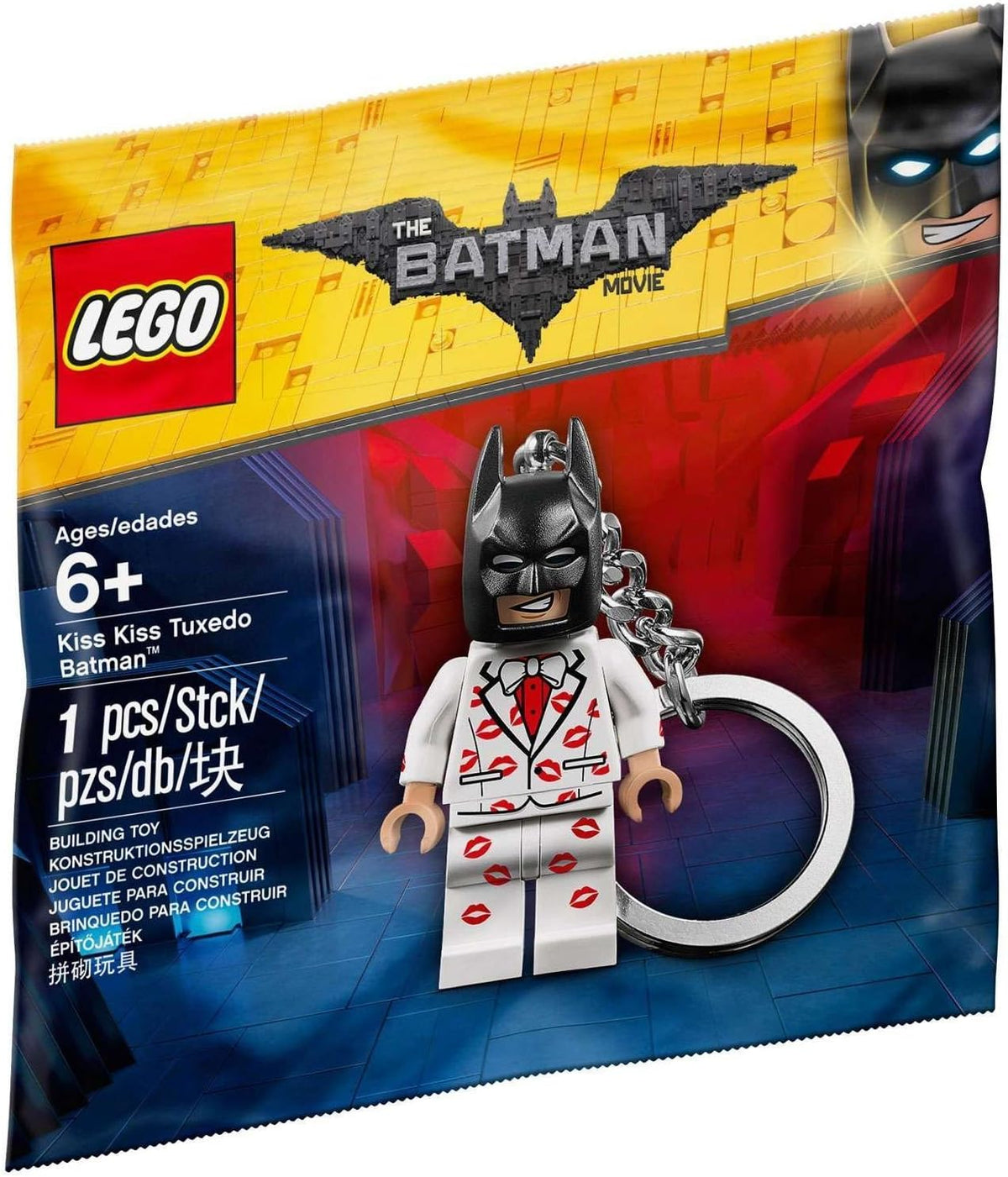 LEGO The LEGO Batman Movie Kiss Kiss Tuxedo Batman Key Chain - image 1