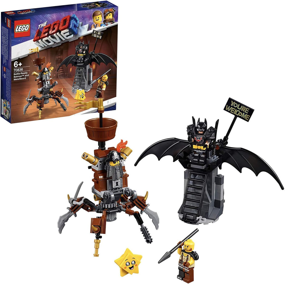 LEGO The LEGO Movie 2 Battle-Ready Batman & MetalBeard - image 1