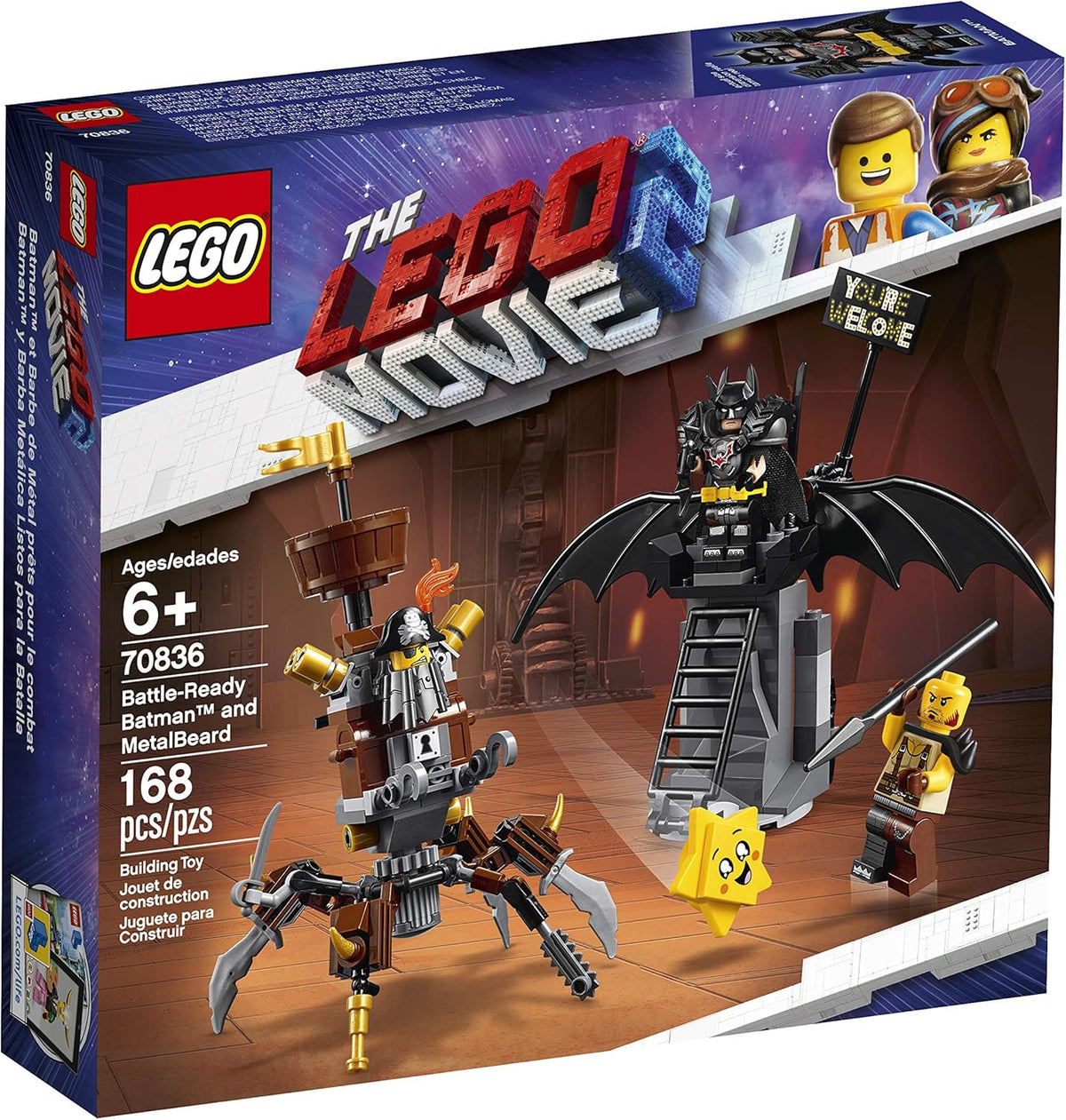 LEGO The LEGO Movie 2 Battle-Ready Batman & MetalBeard - image 2