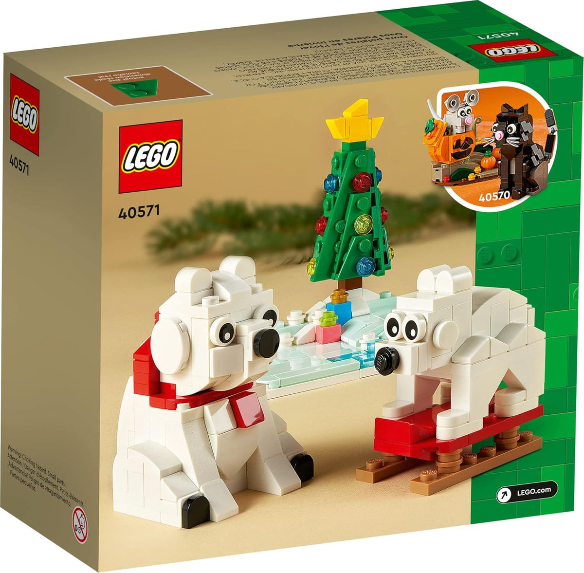 Lego Wintertime Polar Bears with Christmas Tree (40571) Holiday 2022 - image 6