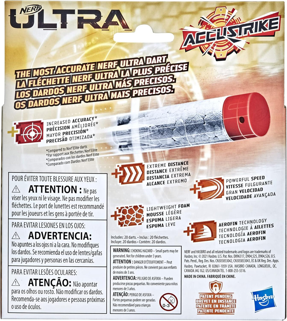 Nerf Ultra Accustrike 20 Dart Refill Multicoloured F2311EU4 - image 4