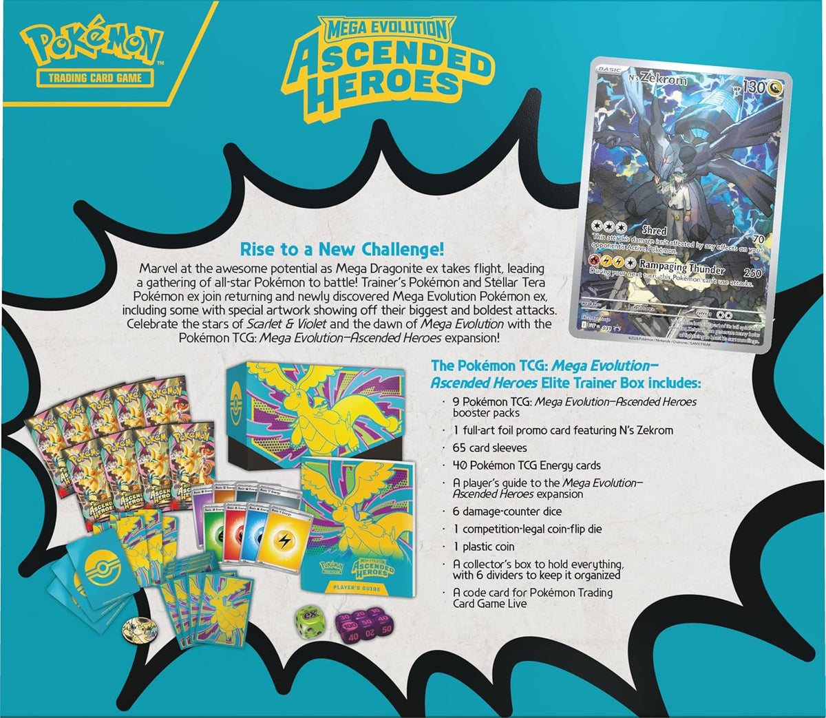 Pokémon TCG: Mega Evolution - Ascended Heroes Elite Trainer Box - image 2
