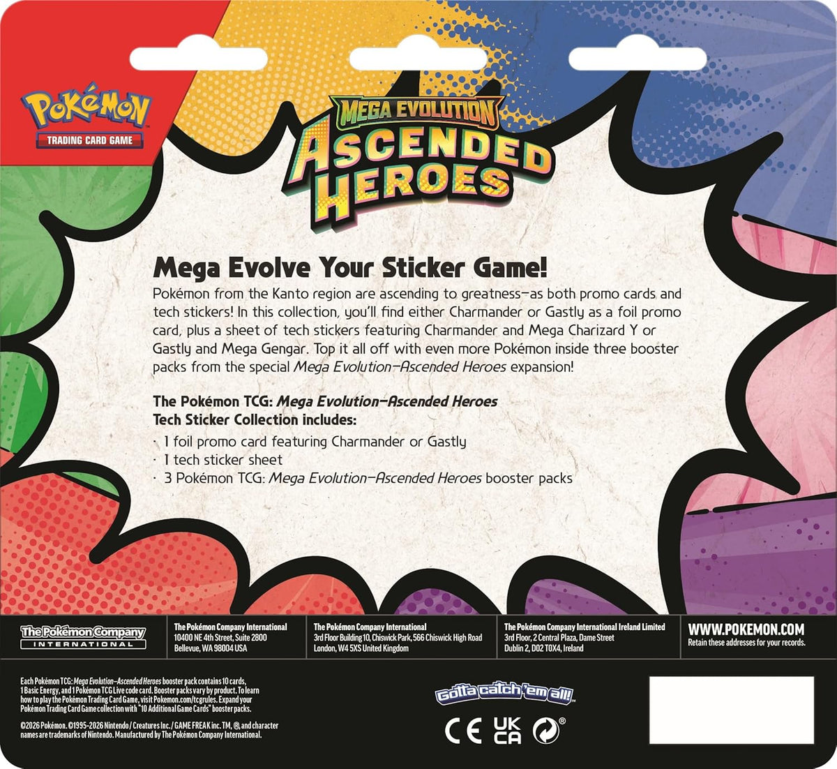 Pokémon TCG: Mega Evolution—Ascended Heroes Tech Sticker Collection - image 2