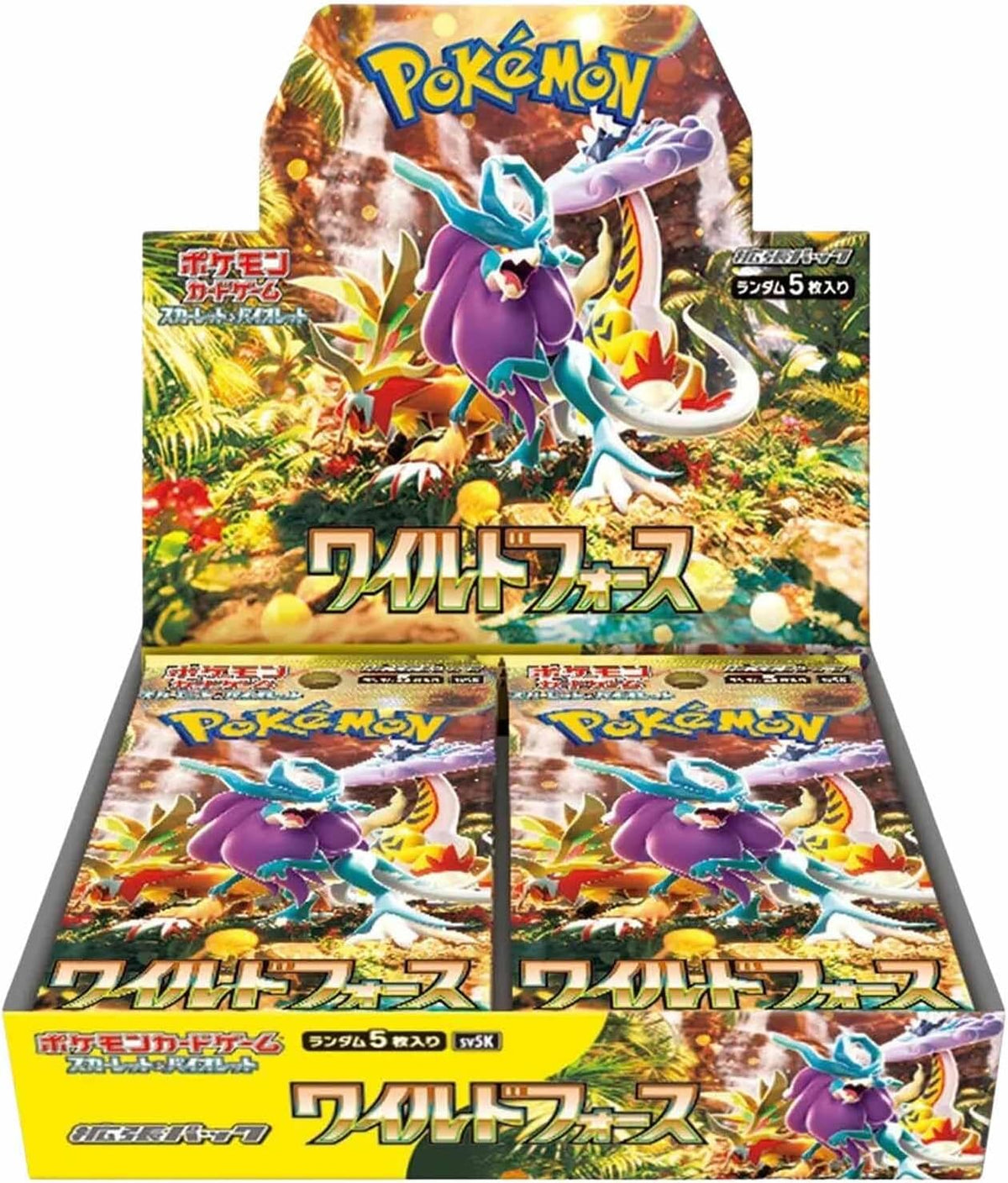 Pokemon Card Game Scarlet & Violet Expansion Pack Wild Force Box (Japanese ver) - image 1
