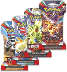 Pokemon Scarlet & Violet 3 Obsidian Flames Sleeved Boosters - image 1