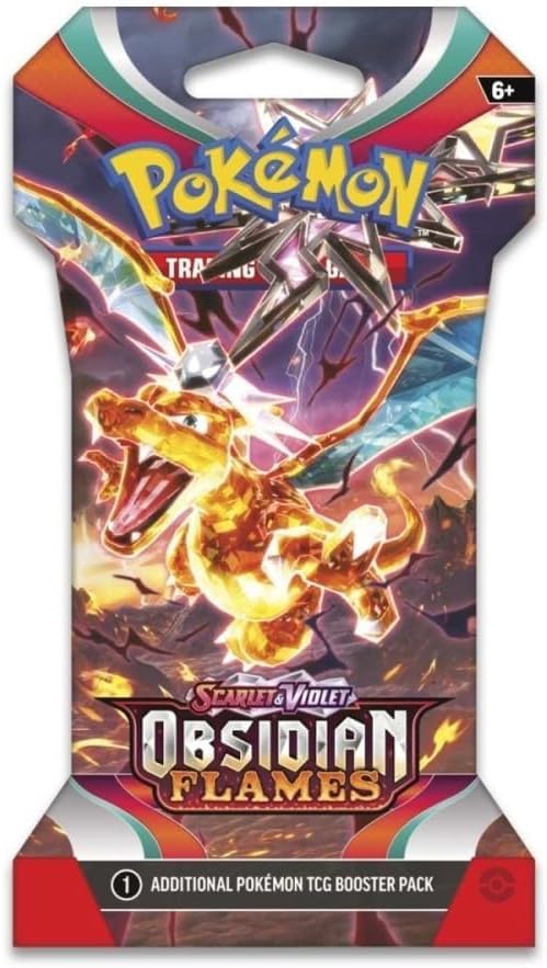 Pokemon Scarlet & Violet 3 Obsidian Flames Sleeved Boosters - image 2