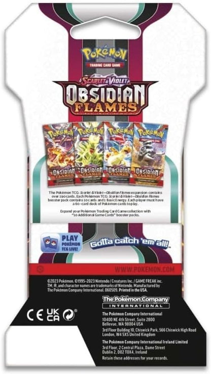 Pokemon Scarlet & Violet 3 Obsidian Flames Sleeved Boosters - image 6