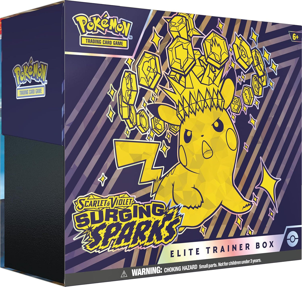 Pokemon Scarlet & Violet SV08 Surging Sparks Elite Trainer Box Trading Card Game - image 2
