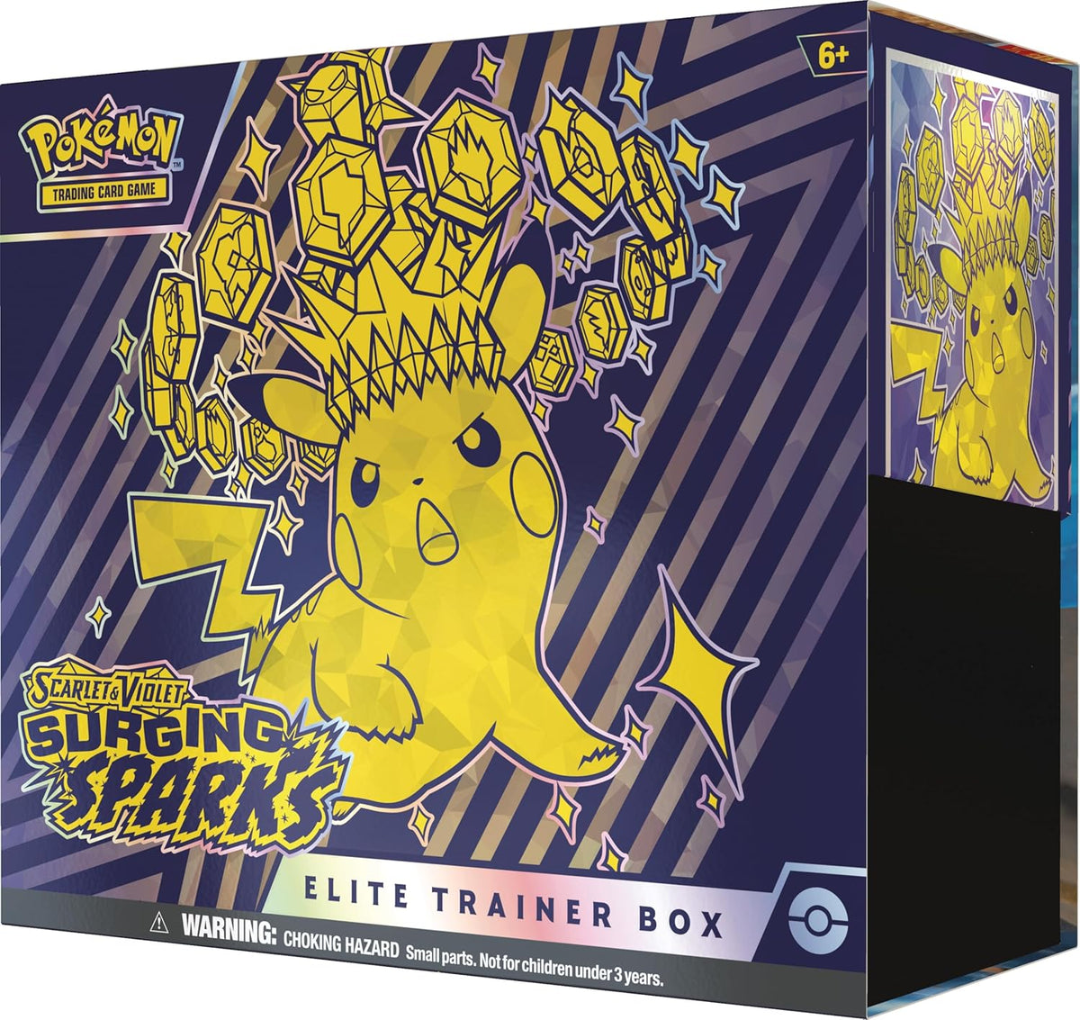 Pokemon Scarlet & Violet SV08 Surging Sparks Elite Trainer Box Trading Card Game - image 3