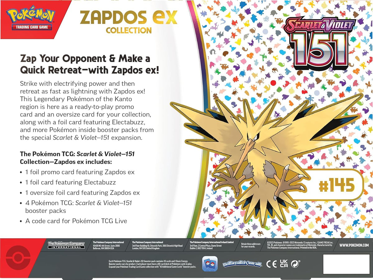 Pokémon TCG: 151 Zapdos ex Box - image 4