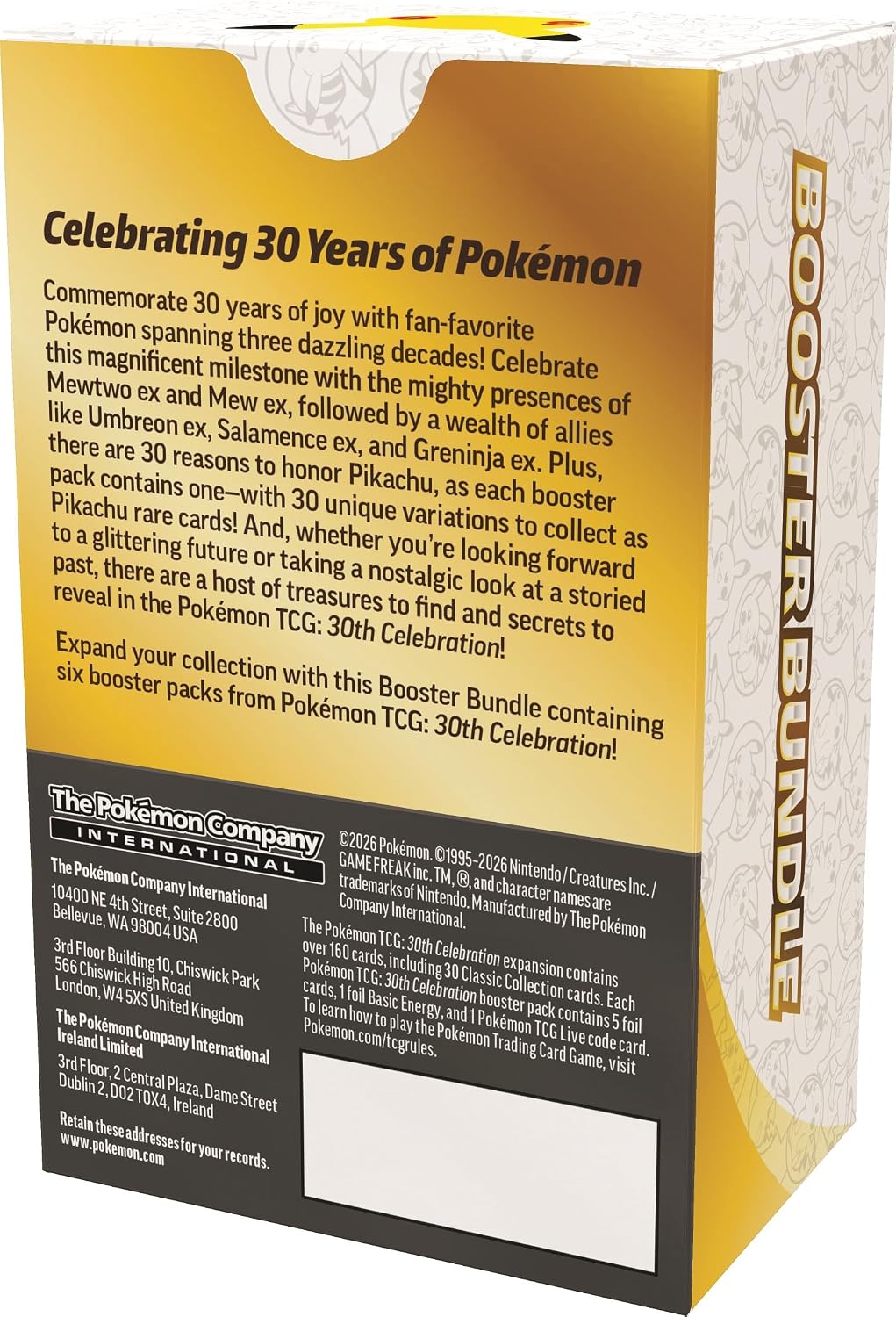 Pokémon TCG: 30th Celebration Booster Bundle (6 Packs) - image 2