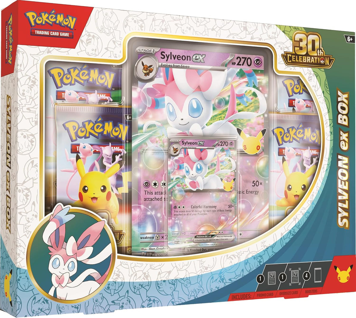 Pokémon TCG: 30th Celebration Pokémon ex Box - image 2