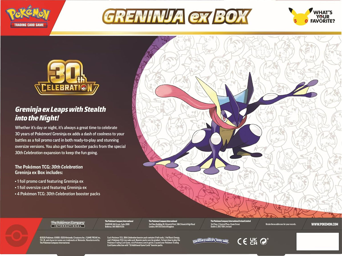 Pokémon TCG: 30th Celebration Pokémon ex Box - image 3