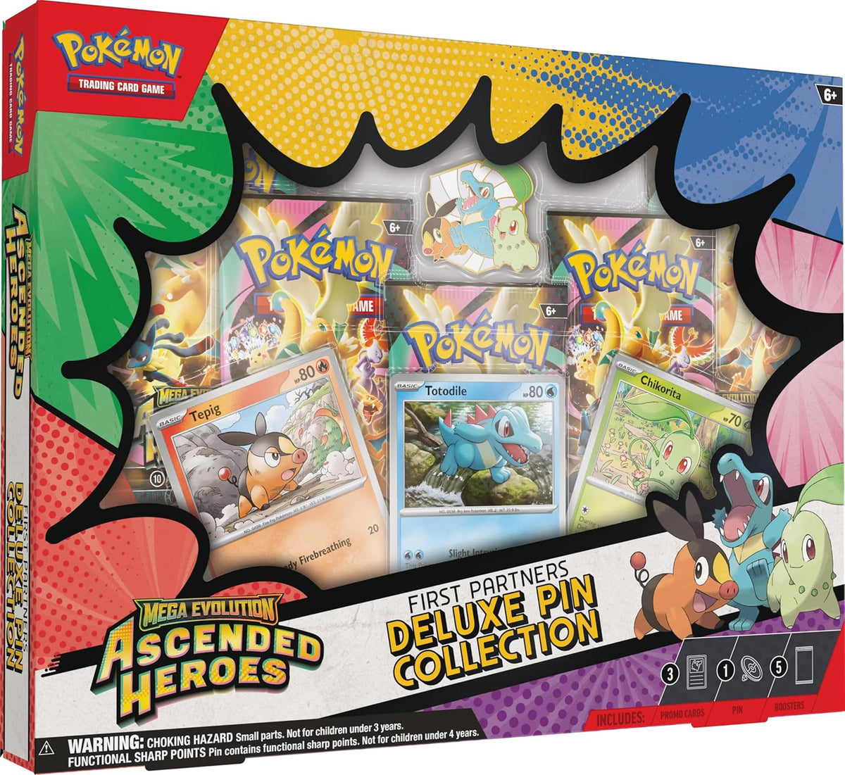 Pokémon TCG: Ascended Heroes First Partners Deluxe Pin Collection - image 1