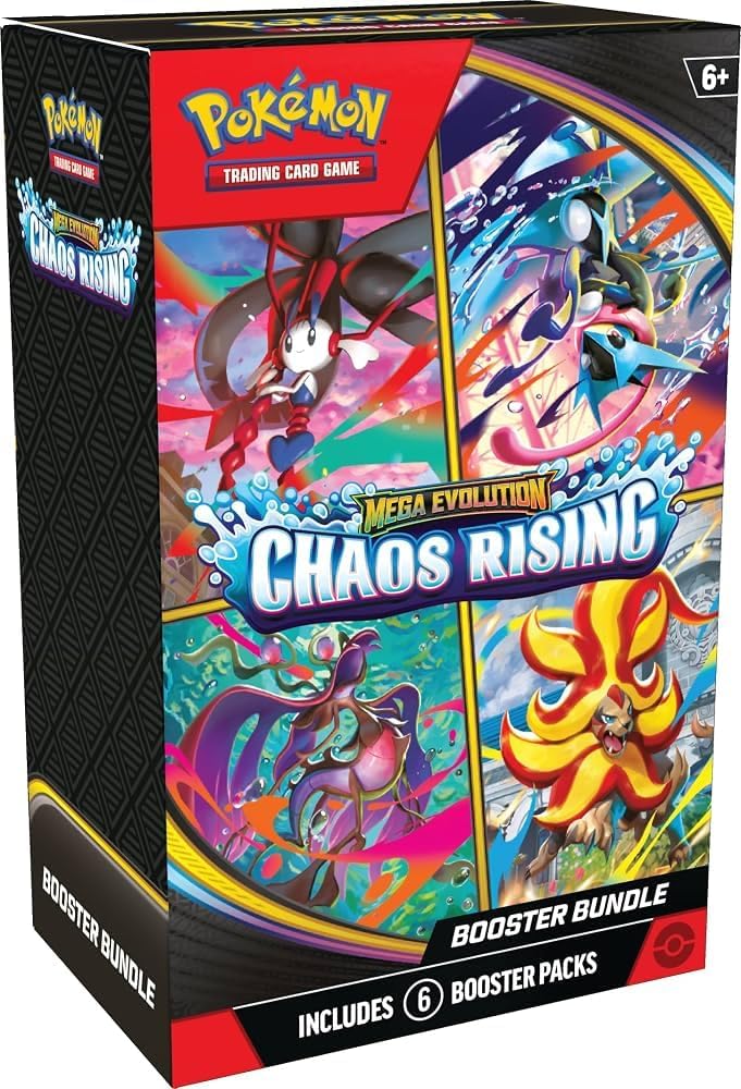Pokémon TCG: Chaos Rising Booster Bundle (6 Packs) - image 1