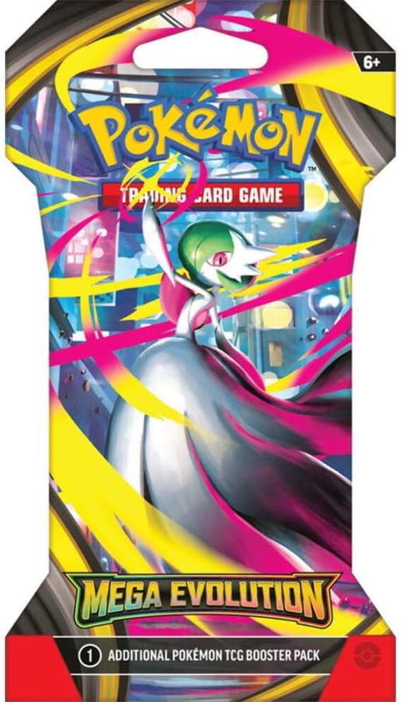 Pokemon TCG: Mega Evolution Sleeved Booster Pack - 10 Cards - image 1