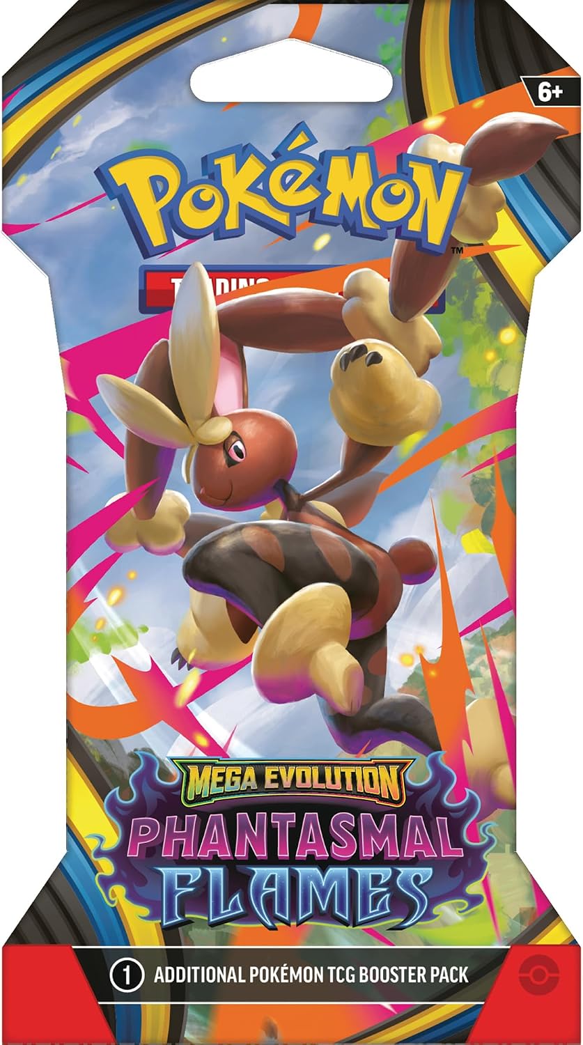 Pokémon TCG: Phantasmal Flames Sleeved Booster Pack - image 1