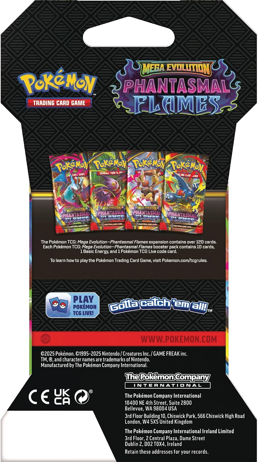 Pokémon TCG: Phantasmal Flames Sleeved Booster Pack - image 4