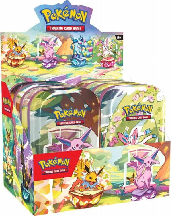 Pokémon TCG: Prismatic Evolutions Mini Tin Display (8 Tins)