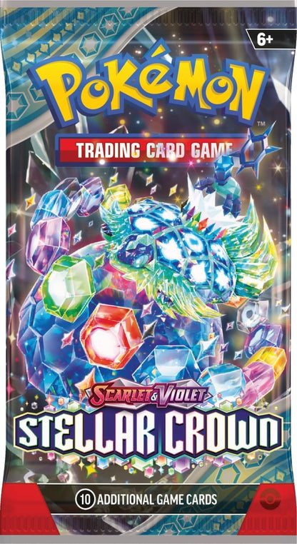 Pokemon TCG: Scarlet & Violet - Stellar Crown - Booster Pack (10 card pack) - image 1