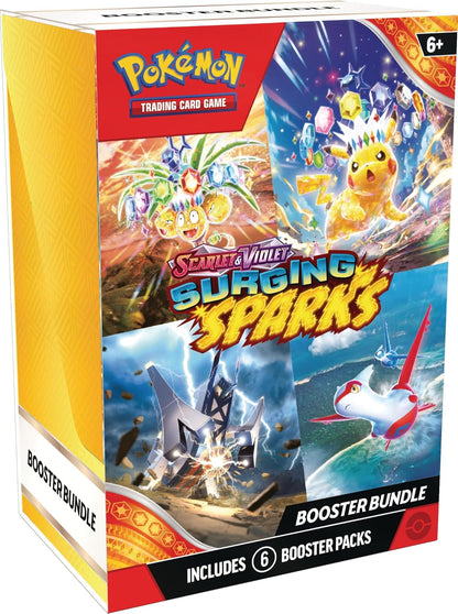 Pokemon TCG: Scarlet & Violet—Surging Sparks Booster Bundle (6 Booster Packs) - image 1