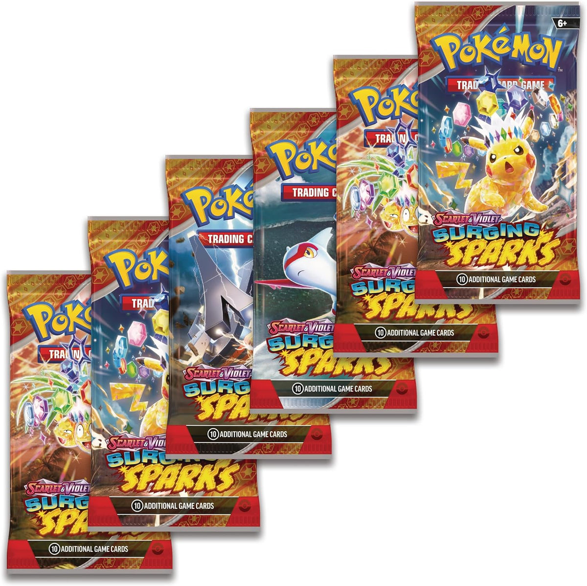 Pokemon TCG: Scarlet & Violet—Surging Sparks Booster Bundle (6 Booster Packs) - image 4