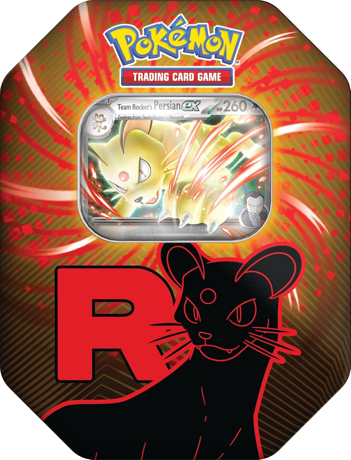 Pokémon TCG: Team Rocket Tin – Persian ex - image 1