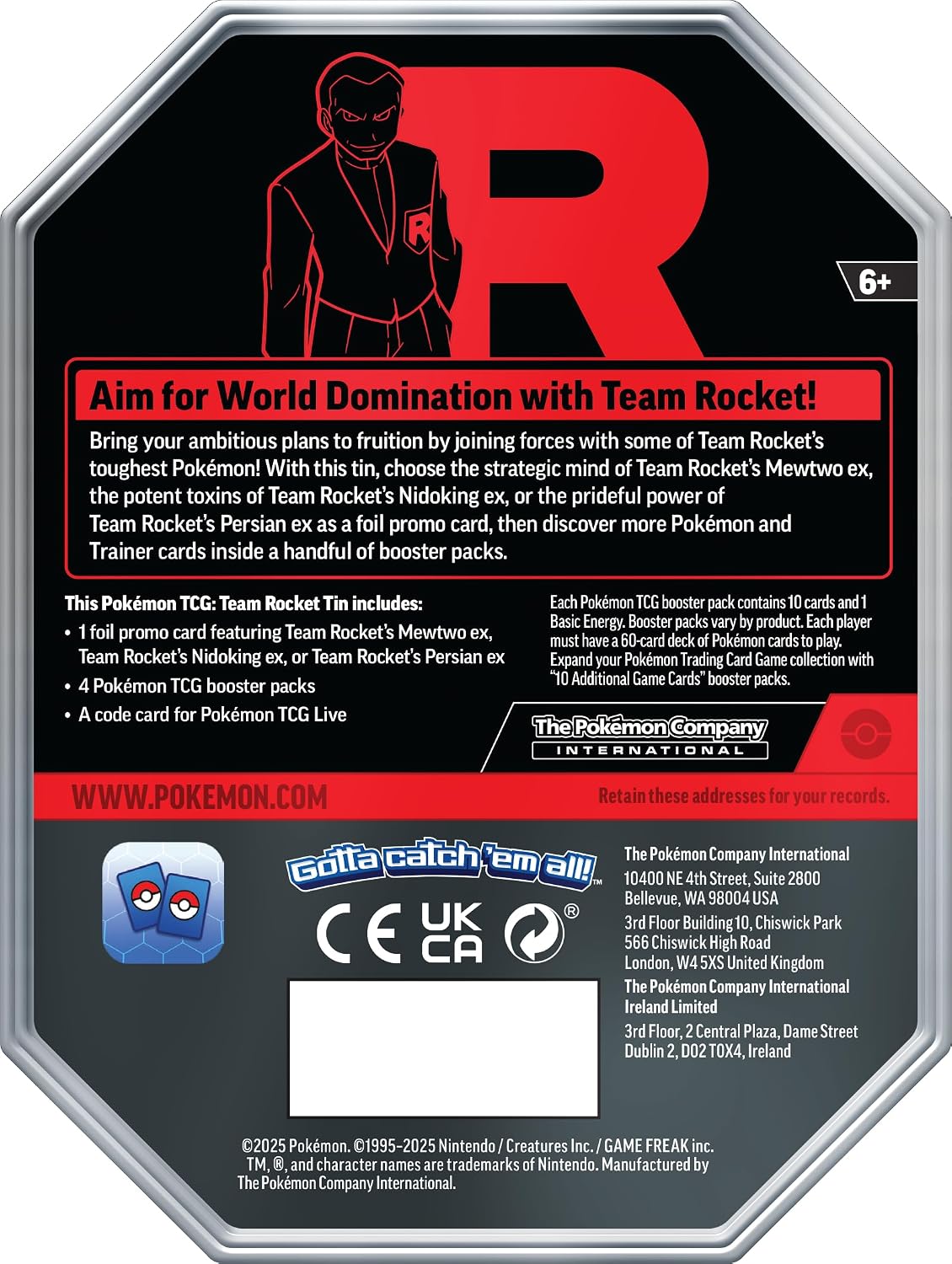 Pokémon TCG: Team Rocket Tin – Persian ex - image 2