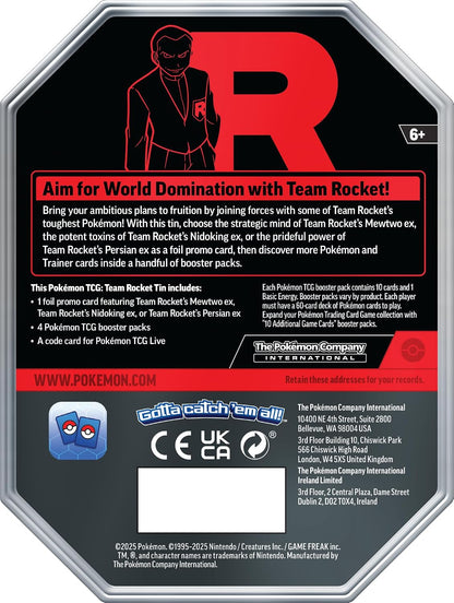 Pokémon TCG: Team Rocket Tin – Persian ex - image 2