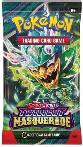 Pokemon TCG: Twilight Masquerade – Single Booster Pack – 10 Cards - image 1