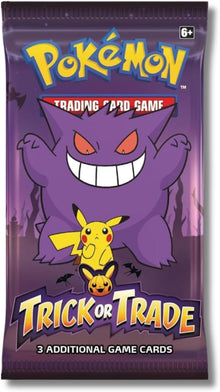 Pokemon Trick or Trade - Single Sealed Mini Booster Pack - 3 Cards per Pack - image 1
