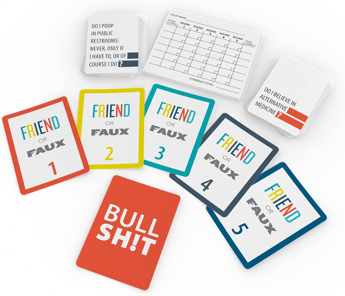 Pressman Games Adults Play Friend or Faux: A Game of Ridiculously Revealing Questions by, Multicolor - image 7