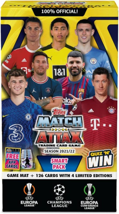 Topps Uefa Champions League Match Attax 2021/22 Tcg Collection Smart Pack I Football Cards - image 1