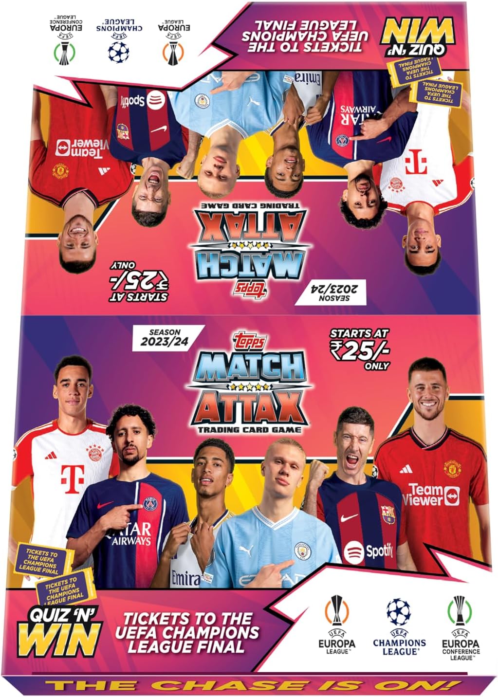 Topps UEFA Champions League Match Attax 23/24 Trading and Collectible Card Game(Flow Pack- Pack of... - image 1