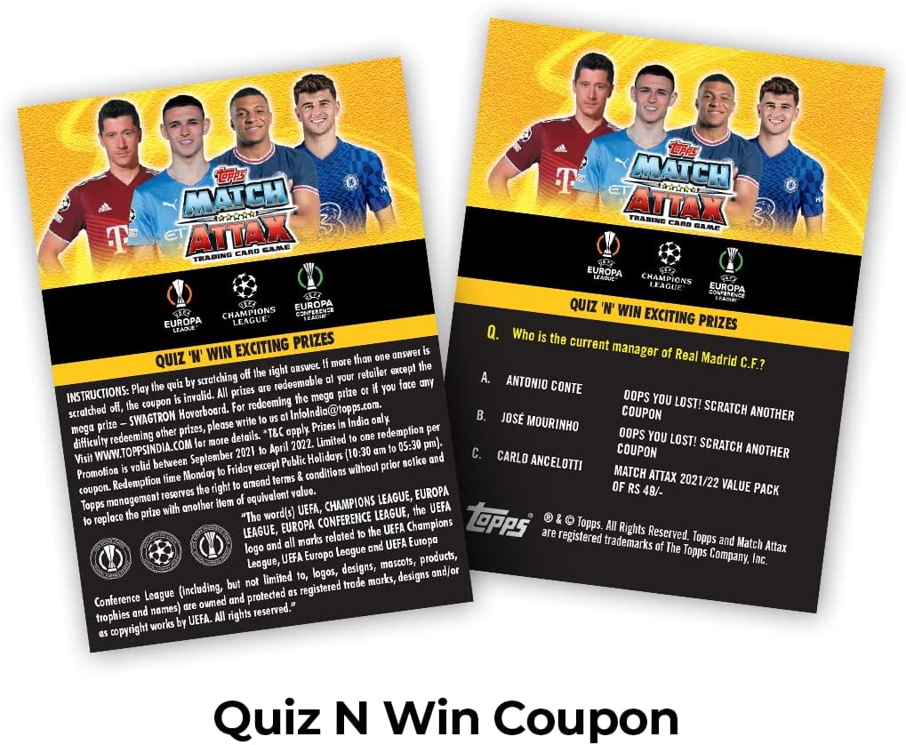 Topps Uefa Champions League Match Attax 2021/22 Tcg Collection Smart Pack I Football Cards - image 4