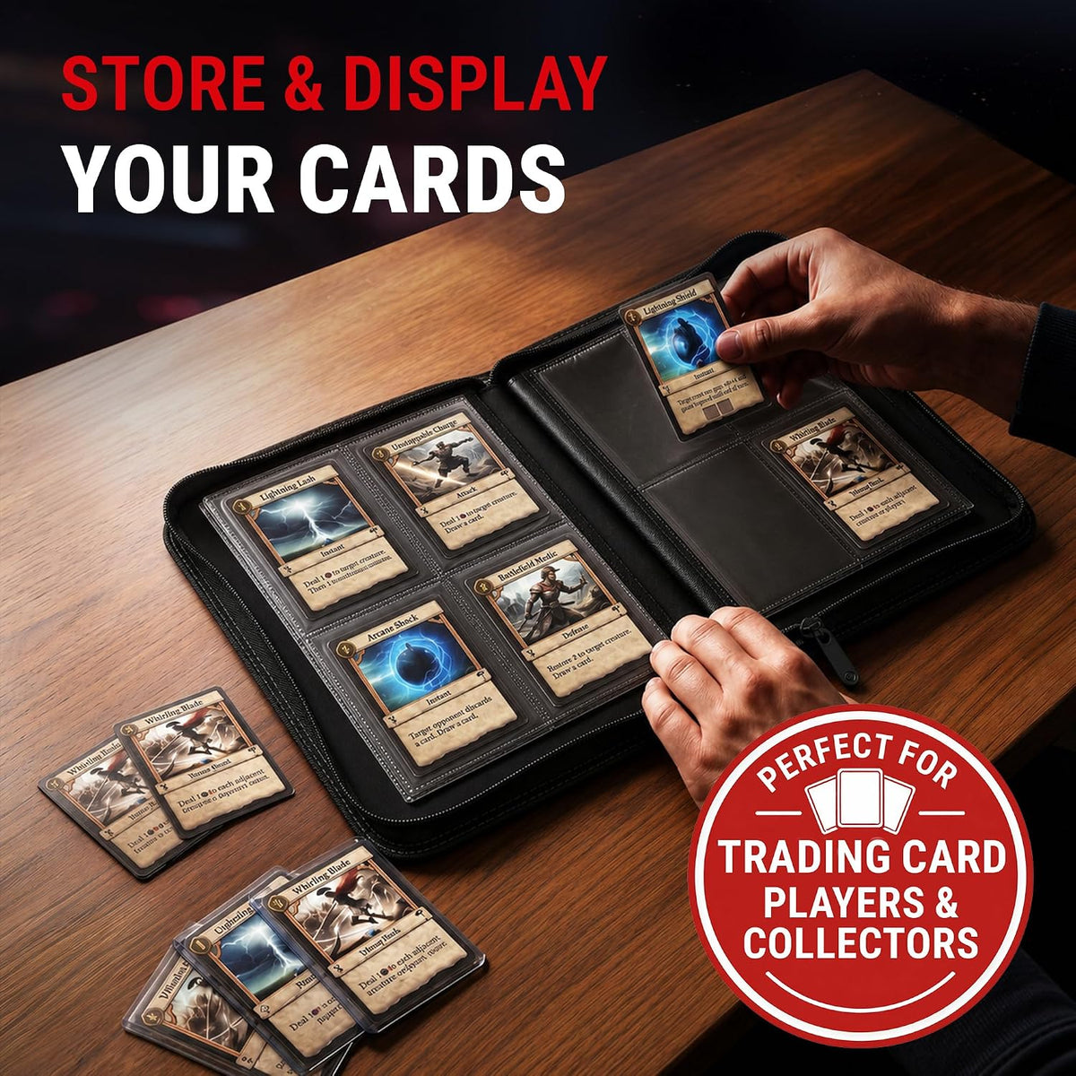 Ultra Pro 4-Pocket Toploader Zippered PRO-Binder - image 2