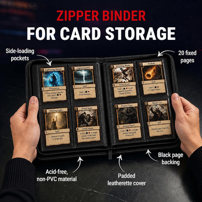 Ultra Pro 4-Pocket Toploader Zippered PRO-Binder - image 3