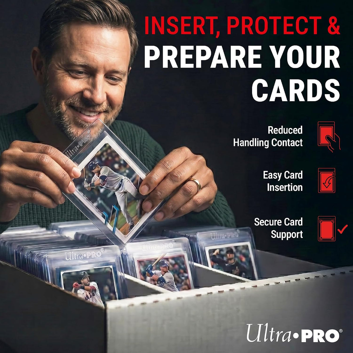 Ultra Pro Semi-Rigid 1/2" Lip Card Holders (200) - image 4