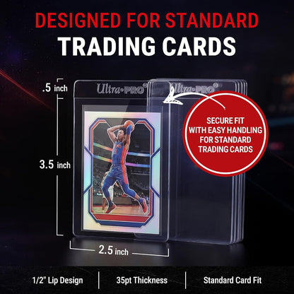 Ultra Pro Semi-Rigid 1/2" Lip Card Holders (200) - image 5